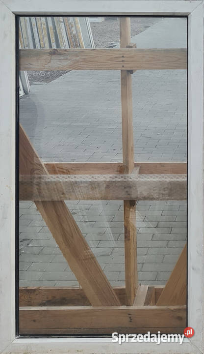 OKNA KacprzaK Witryna 76X131 FIX Używany PCV lubelskie Lublin
