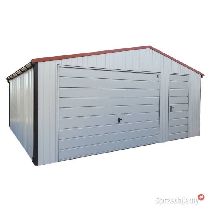 Garaż Blaszany Blaszak 5x5m Biały RAL dwuspadowy Opole