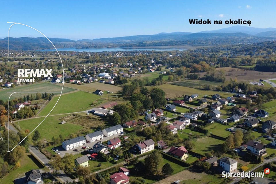 Nowoczesny dom z ogródkiem i widokiem na góry Łodygowice sprzedam