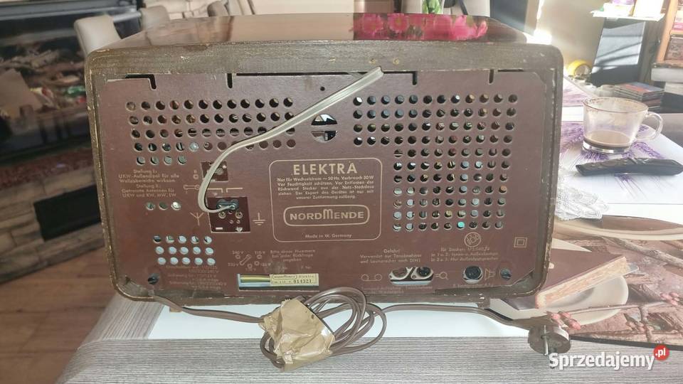 Radio lampowe Nordmende Elektra HiFi 62 magiczne Warta