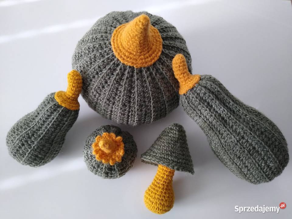 Dynia Dynie Pumpkin Family and Mushroom Set Gdańsk