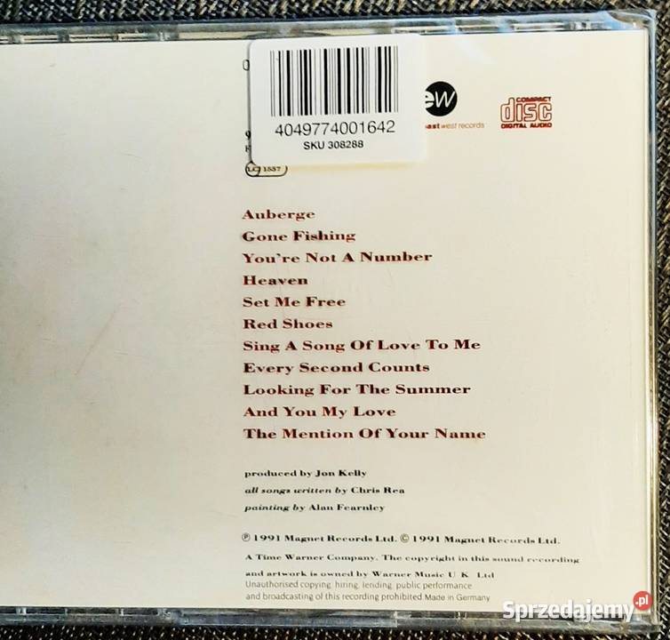 Wspaniały Album CD CHRIS REA Album Auberge CD śląskie Chorzów