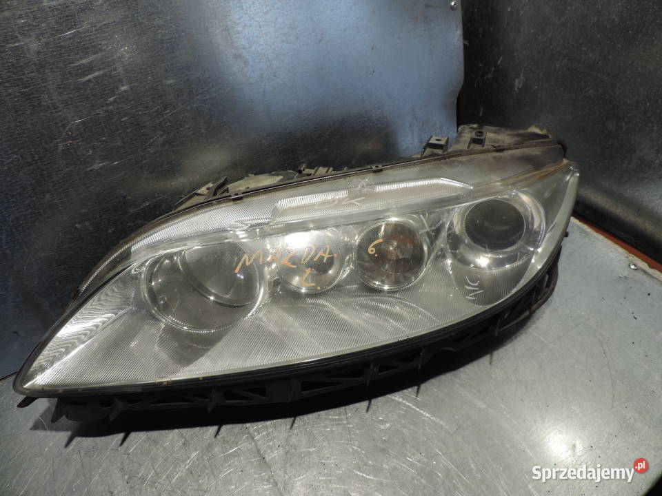LAMPA LEWY PRZÓD REFLEKTOR MAZDA 6 I GG GY XENON osobowe Nowy Sącz