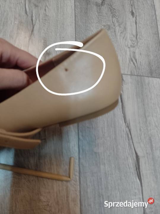 39 ASOS Design Beżowe baleriny wieczorowe z małopolskie Kraków