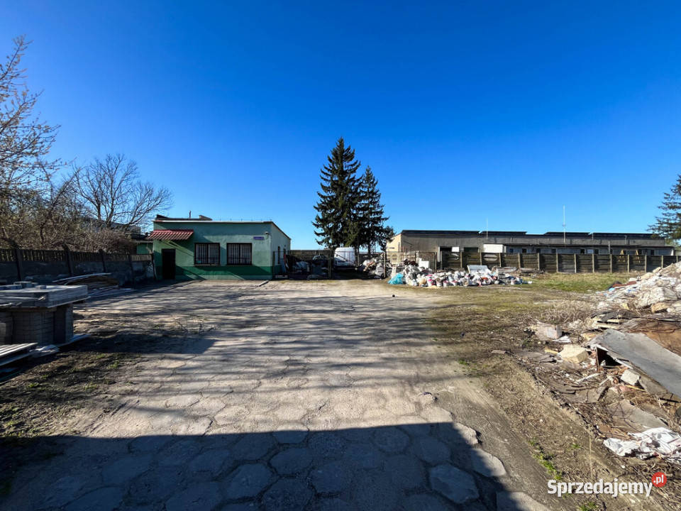 Działka komercyjna z budynkiem 2879m2 Kolejowa sprzedam