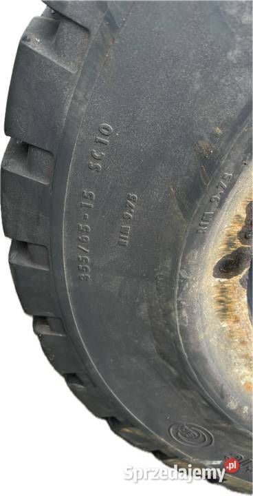 Linde H60 zestaw opony pełne 3556515 i 82515 15cale Pozostałe Koziegłowy sprzedam