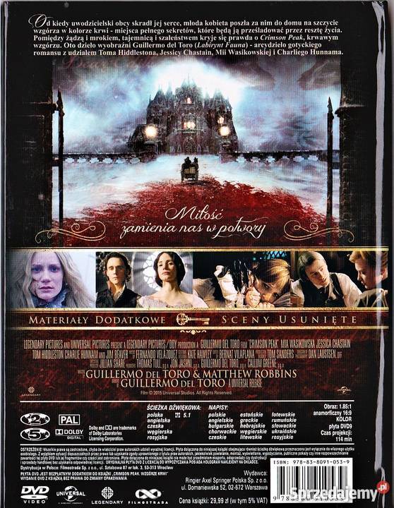 CRIMSON PEAK WZGÓRZE KRWI MIA WASIKOWSKA Kalisz