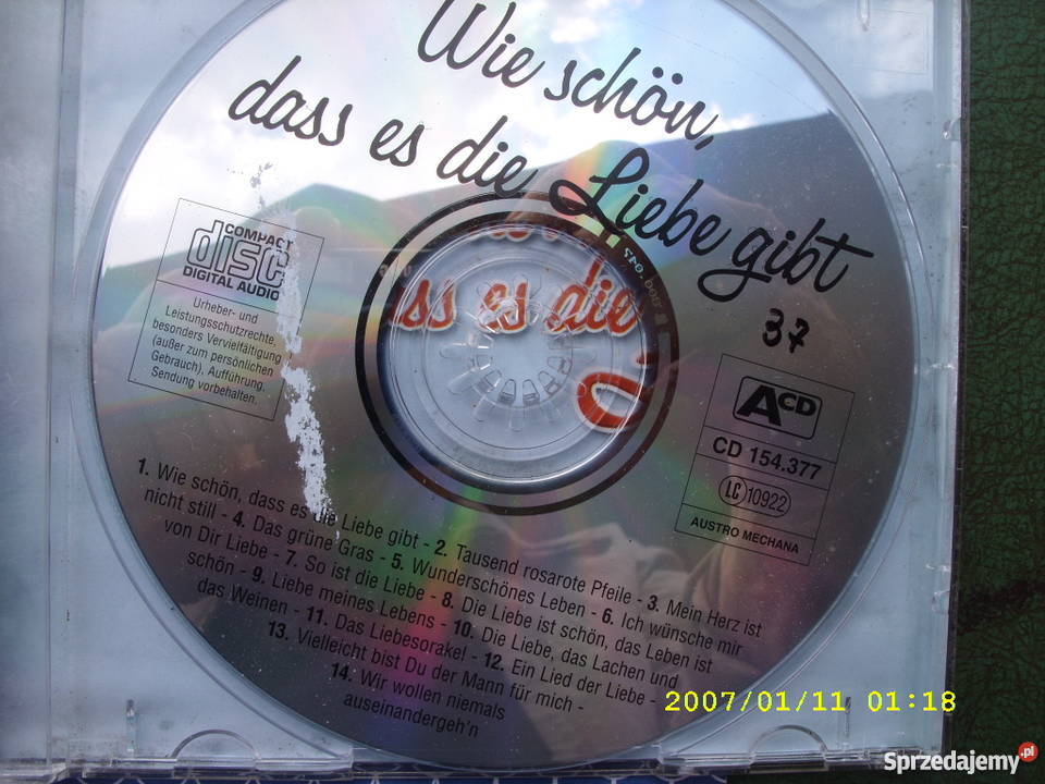 CD WIE SCHON DASS ES DIE LIEBE GIBT ACD Austria Wołów