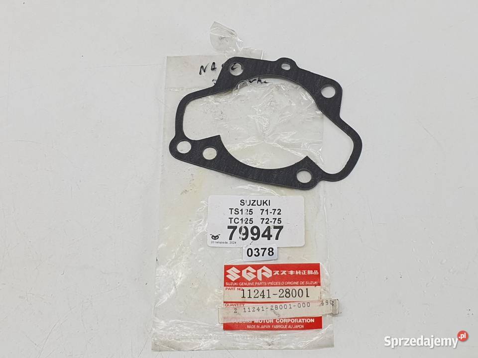 SUZUKI TS125 TC125 7175 USZCZELKA CYLINDRA Uszczelki silnika i osprzętu Janowice