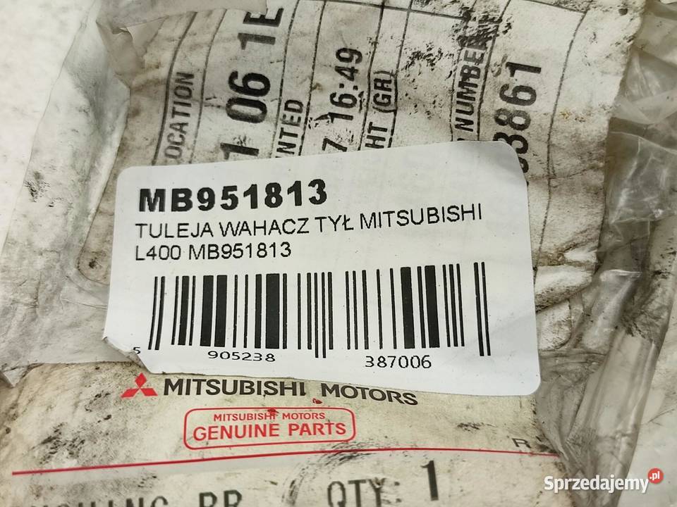 TULEJA WAHACZA TYŁ MITSUBISHI L400 24 19952005 sprzedam