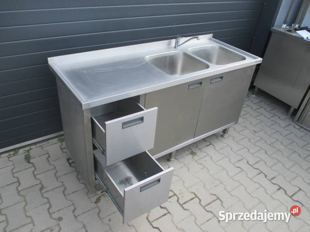 Zlew Gastronomiczny 2 Komorowy Z Drzwiami Ostrów Wielkopolski