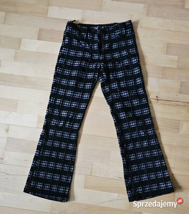 Spodnie w kratę FK 36 na niską osobę małopolskie Kraków