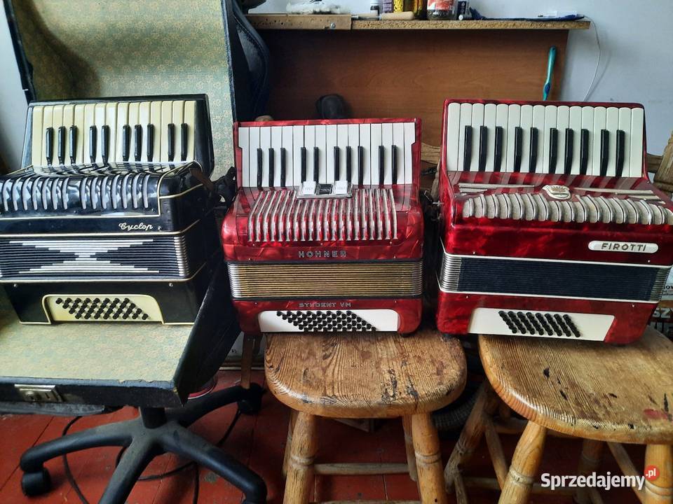 Akordeony cyklop hohner firotti Konin