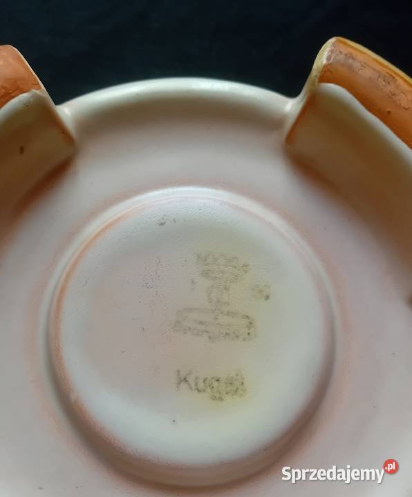 Ceramiczny podgrzewacz art deco Georgenthal Porcelana i szkło Porcelana i szkło