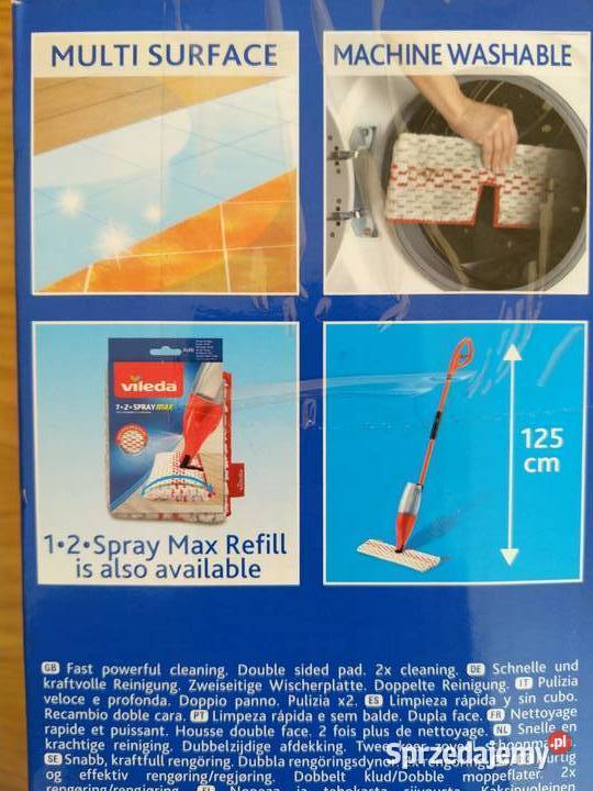 NAJTANIEJ Mop Vileda Spray Płaski Wysyłka Zabrze