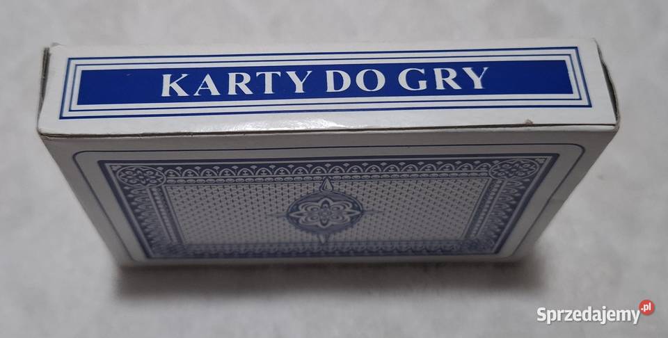 Karty do gry niebieskie 54 No 555 Kolekcje hobby śląskie