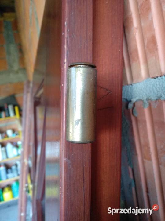 Drzwi zewnetrzne drewniane techniczne tymczasowe sprzedam