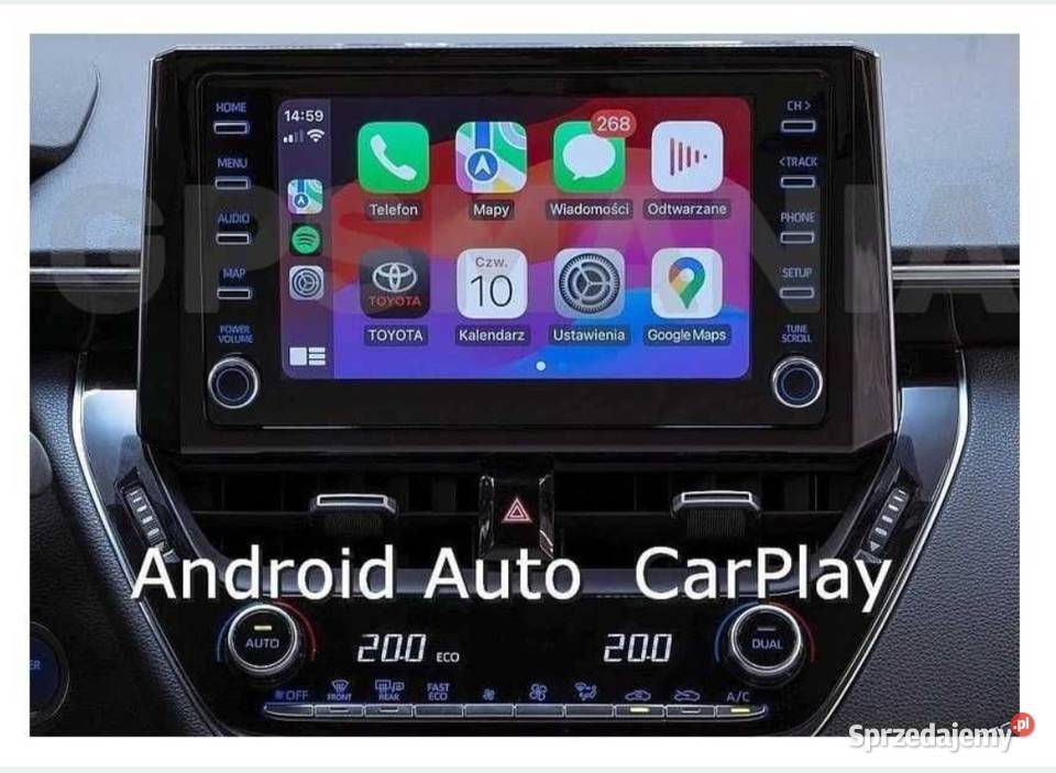 Toyota aktywacja Android Auto i Apple CarPlay