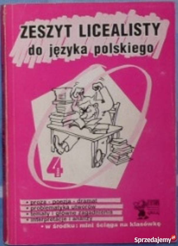 ZESZYT LICEALISTY DO JĘZYKA POLSKIEGO 4 Siedlce sprzedam