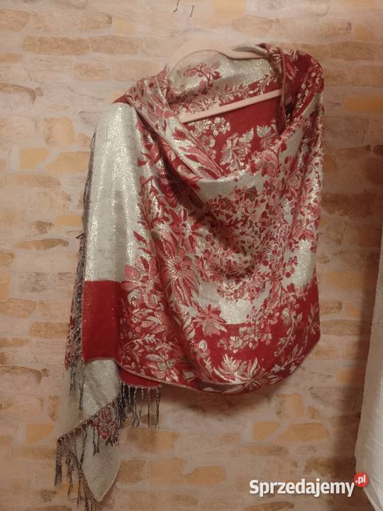Ekskluzywna duża chusta szal oversize z Londynu Dodatki Kraków sprzedam