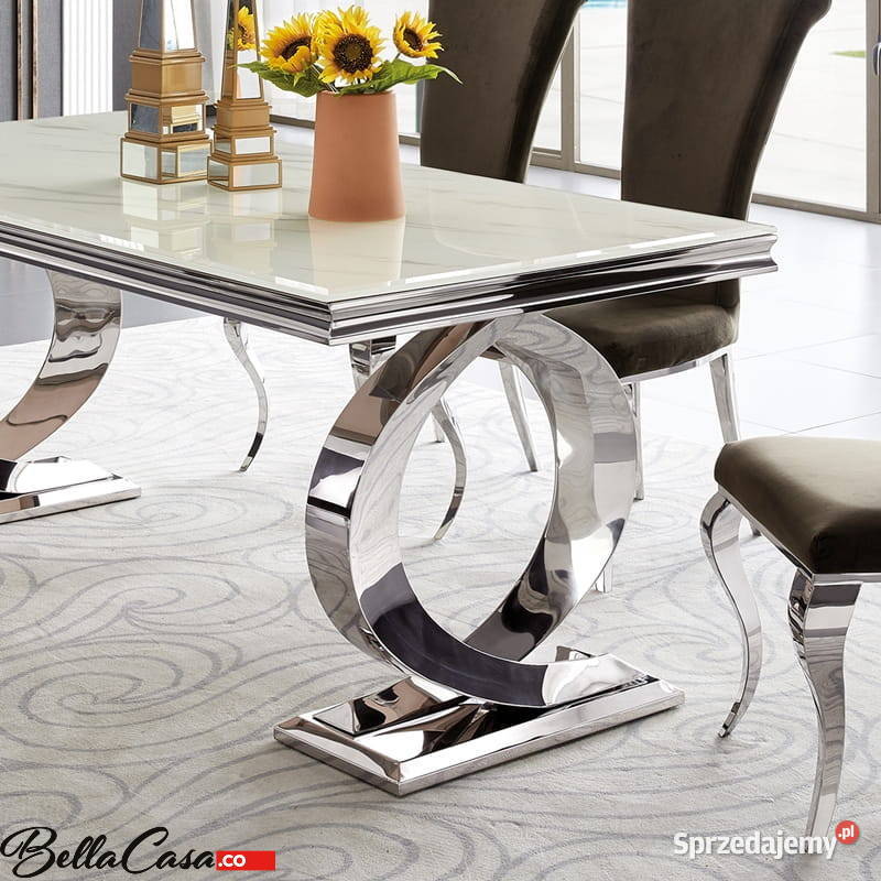 Zestaw mebli Stół Konsola glamour do salonu