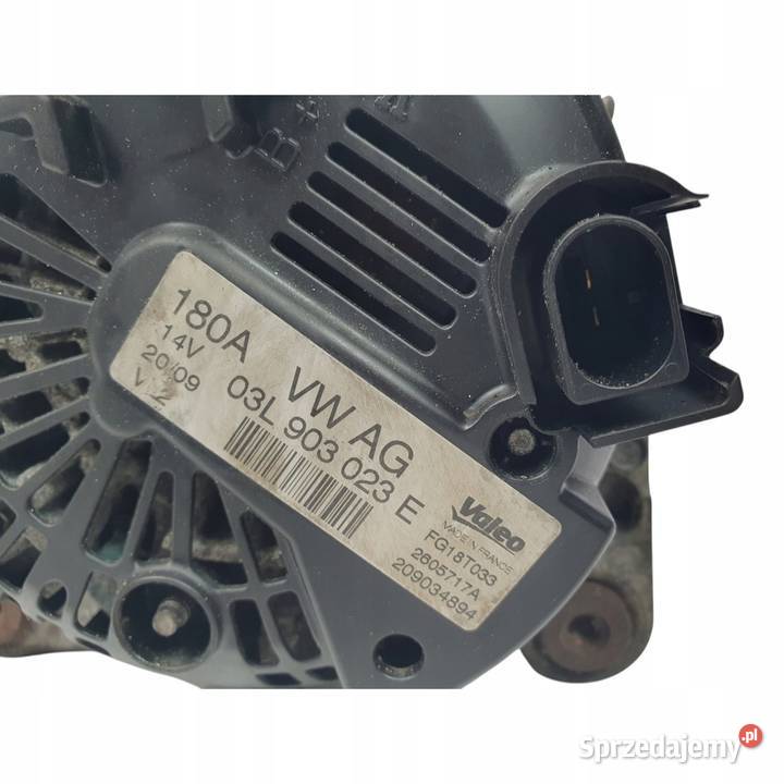 ALTERNATOR VW Passat B6 20 TDI valeo 03L903023E