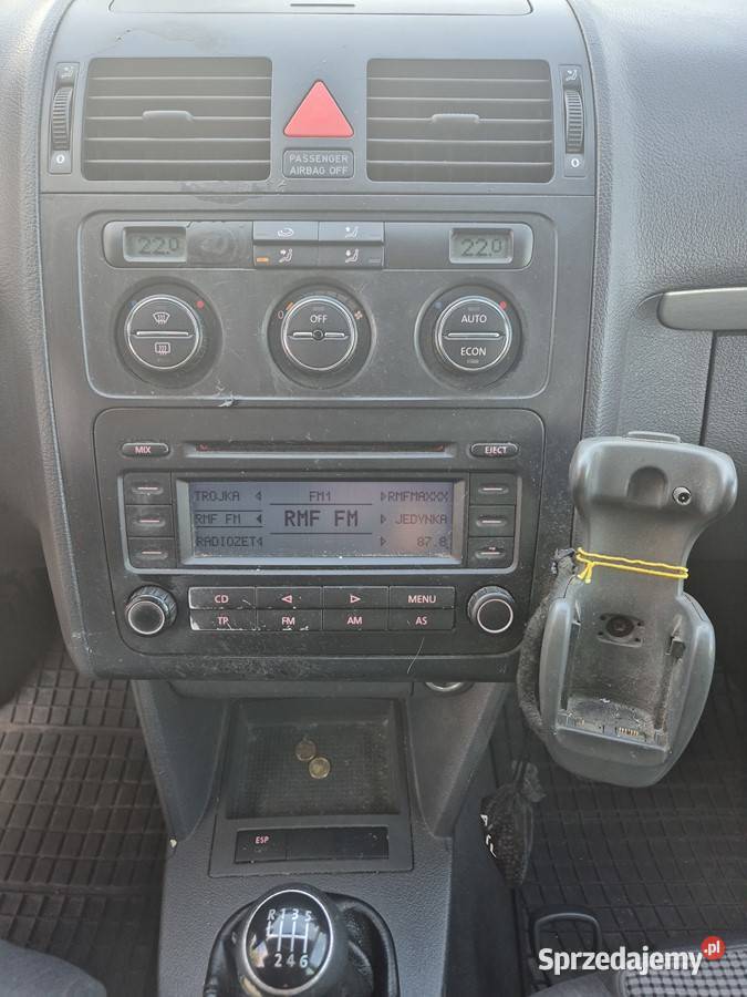 VW TOURAN 1900 TDI5OSOBOWYKLIMA immobilizer Głogów