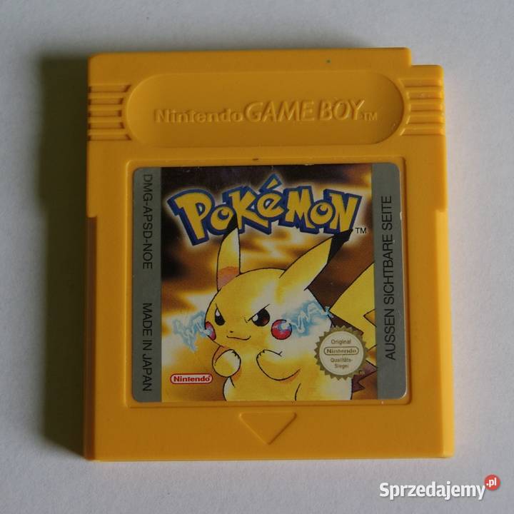 Gameboy Color Nintendo Gra Pokemon Yellow Tychy sprzedam