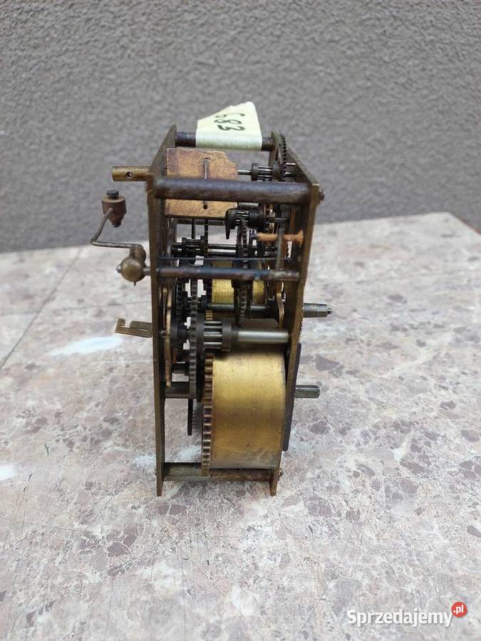 683 Mechanizm starego zegara ściennego Junghans Tczew