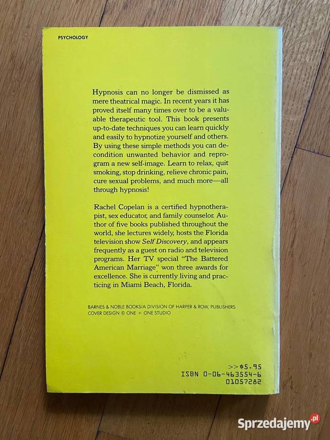 Rachel Copelan How Hypnotize Yourself and Others psychologia, socjologia Katowice