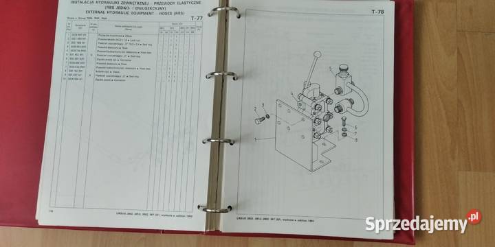 Katalog części ciągnik Ursus 280228123502MF231 lubelskie Lublin