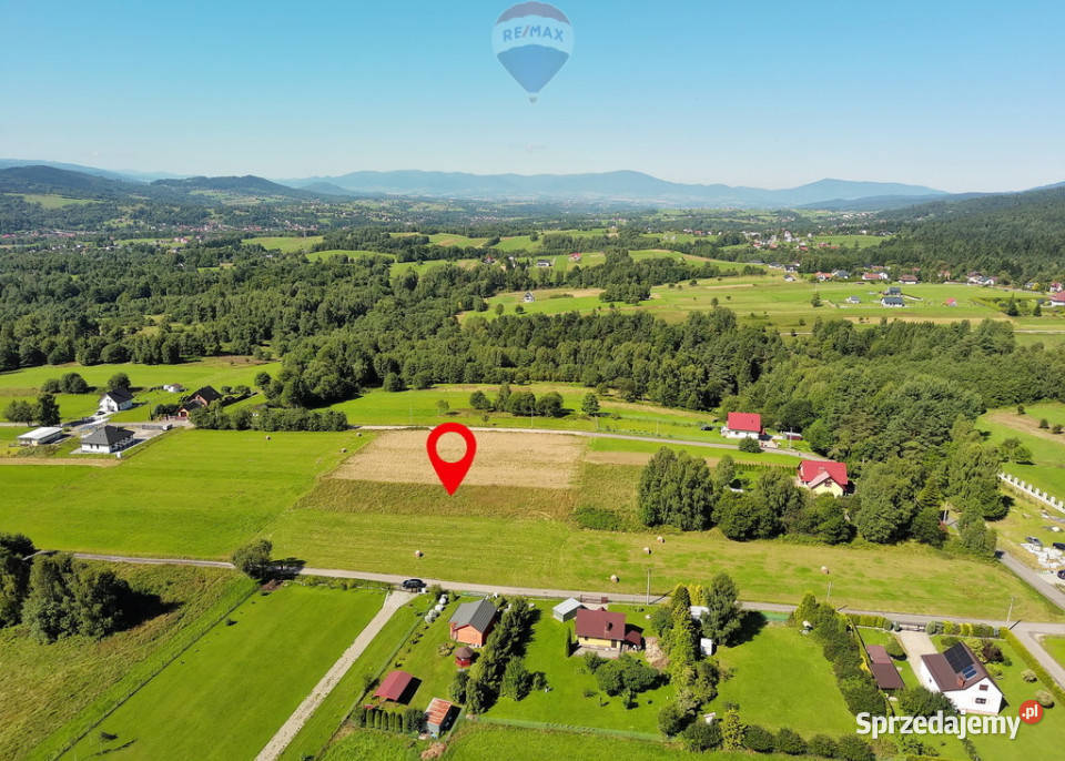 BLACK WEEKS Działka budowlana z widokiem na góry Ślemień