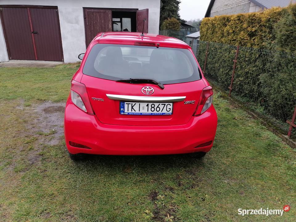 Toyota Yaris z 2011r 133b plus lpg świętokrzyskie
