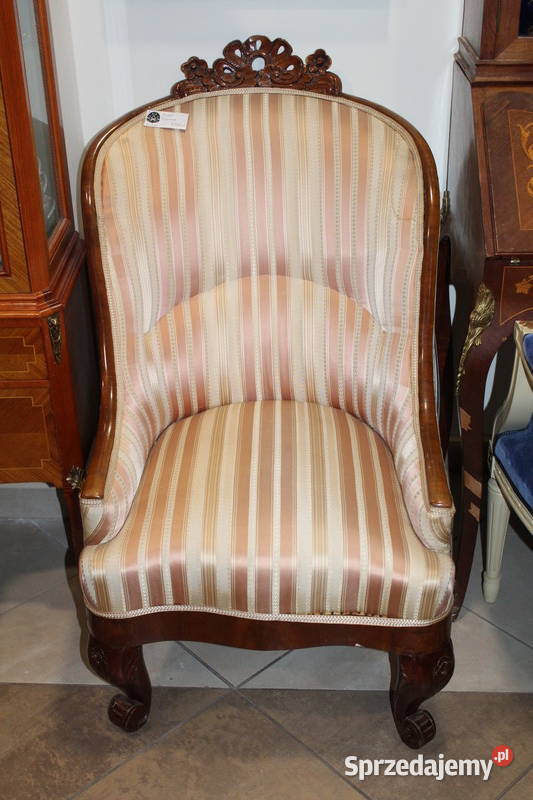 Fotel Emma z beżową tapicerką 217 FiaF Szczecin sprzedam