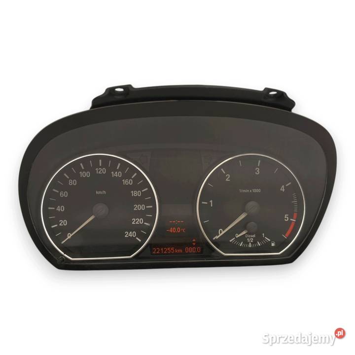 LICZNIK ZEGARY 9242332 BMW E81 E87 20 D Diesel Chełm