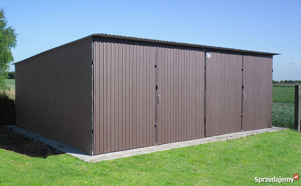 Garaże Blaszane 6x5 Brąz garaż blaszaki Lublin