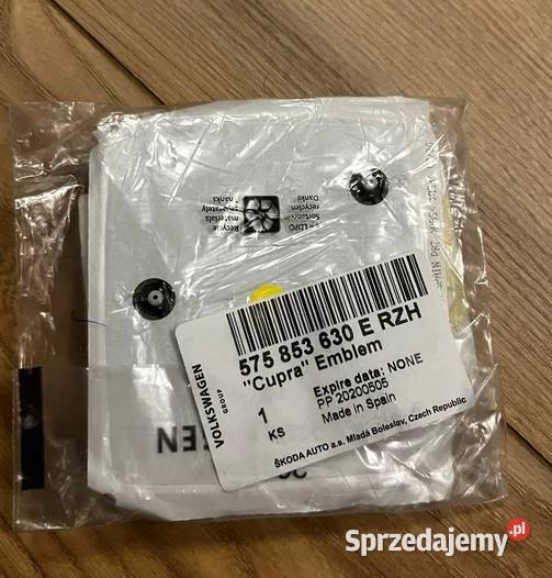 Emblemat Seat Cupra OE nowy 2018 575853630ERZH świętokrzyskie Suchedniów sprzedam