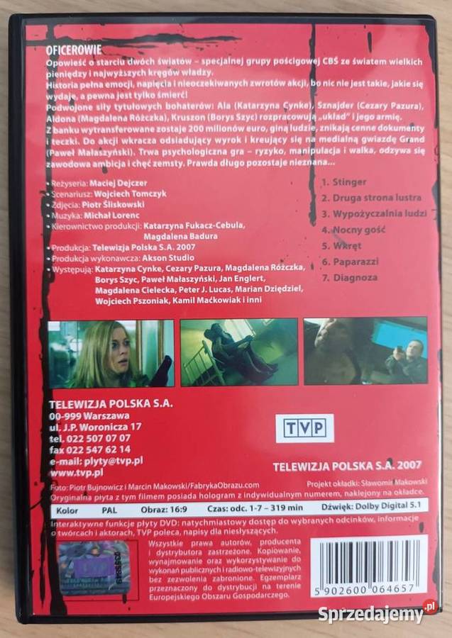 Oficerowie Polski serial kryminalny Odcinki 114 opolskie Opole