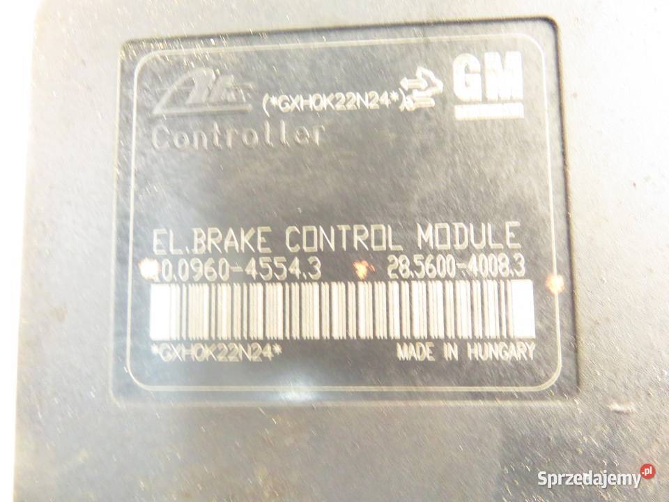 POMPA ABS CHEVROLET CRUZE J300 10096045543 osobowe