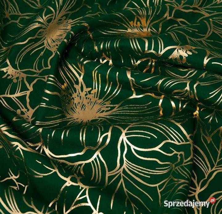 Firany butelkowa zieleń kokony Mława