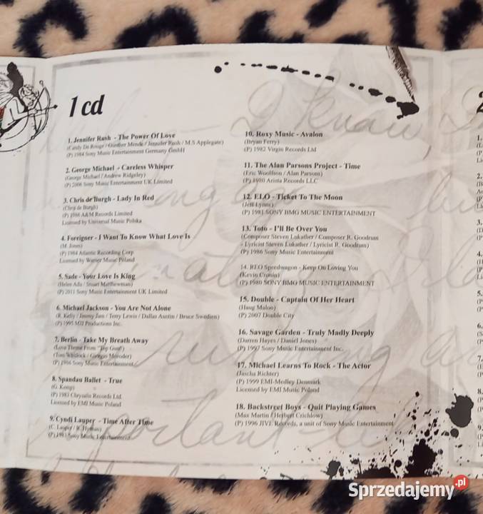 Płyty CD I love ballads seria Marek Sierocki sprzedam