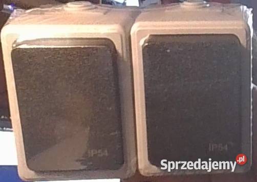 Przełącznik naścienny hermetyczny x2 IP54 Sosnowiec
