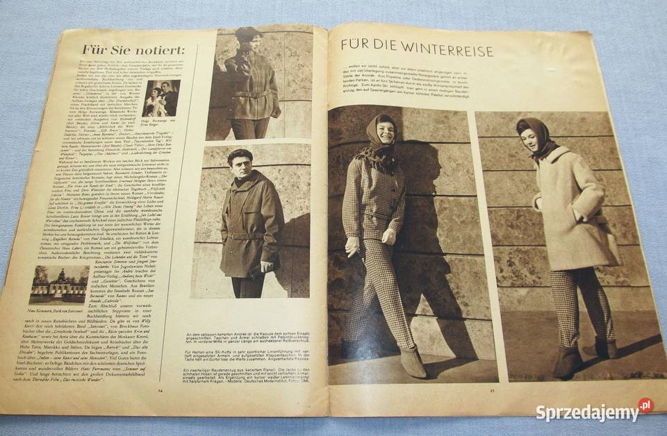 Berlins Modenblatt 121962 z wykrojami Vintage kujawsko-pomorskie sprzedam