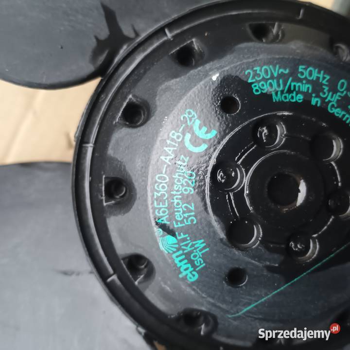 Wentylator osiowy EBM A6E360AA1829 88 W Wentylatory Chrzanów