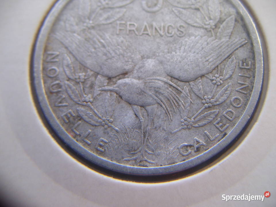 Stare monety 5 frank 1952 Nowa Kaledonia Lesko sprzedam