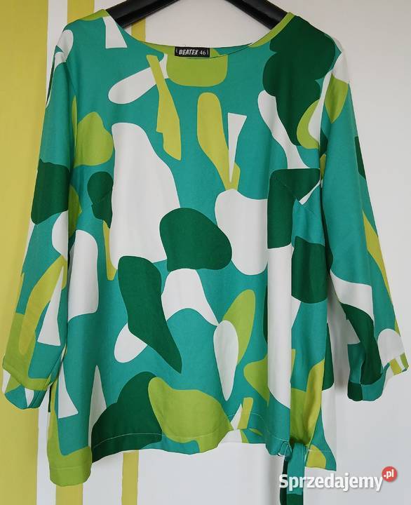 XL48 Bluzka w zielonej tonacji Butik produkt