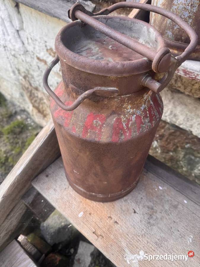 Dwie kanki na mleko Trzemeśnia sprzedam