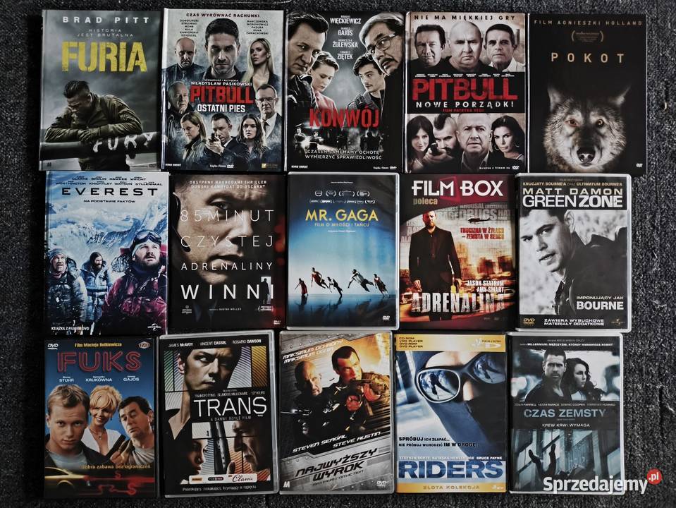 Filmy DVD kolekcja tanio płyty Warszawa