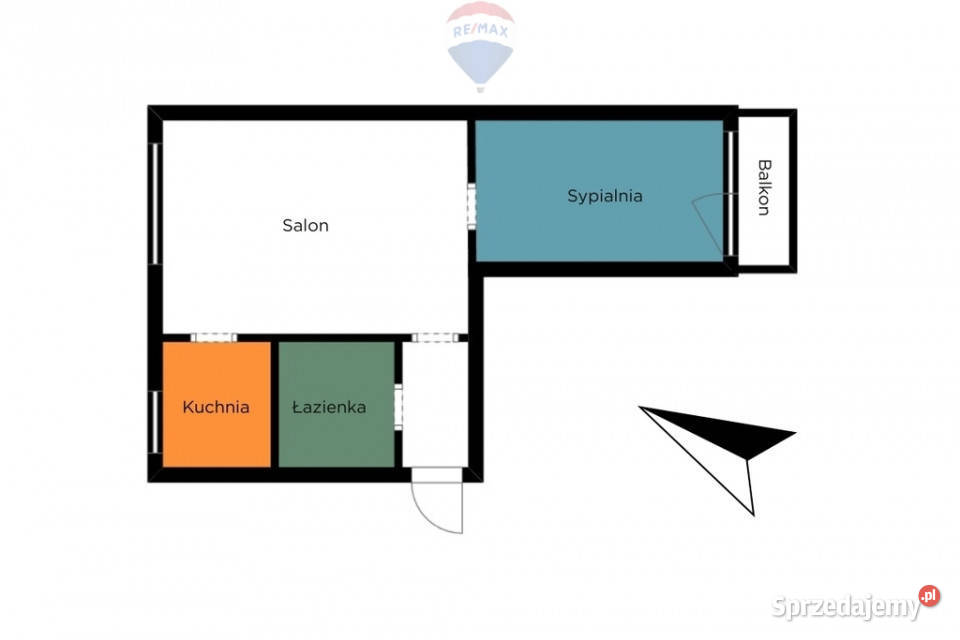 2 pokoje z loggią i widokiem Łódź Górna winda Sprzedaż