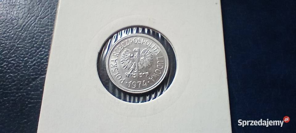 Stare monety 10 groszy 1974 Polska PRL mennicza podkarpackie